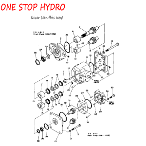 704-61-21421 704-21-24830 tandem pump